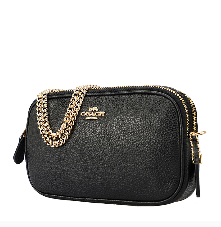 coach/蔻驰 女士牛皮单肩包斜挎包链条包相机包小方包女包 多色可选