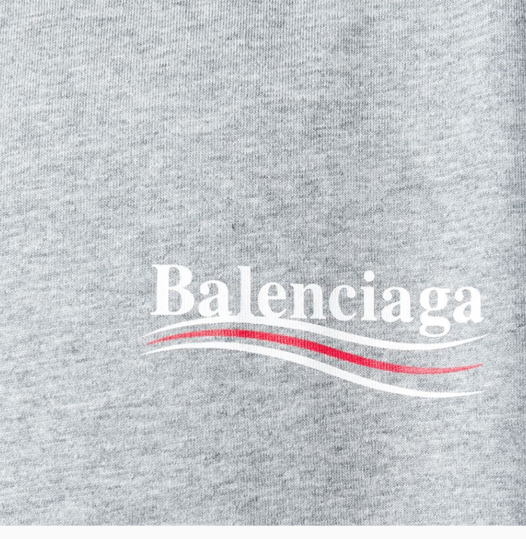 balenciaga 巴黎世家 19春夏 男士棉质logo标识短袖t恤