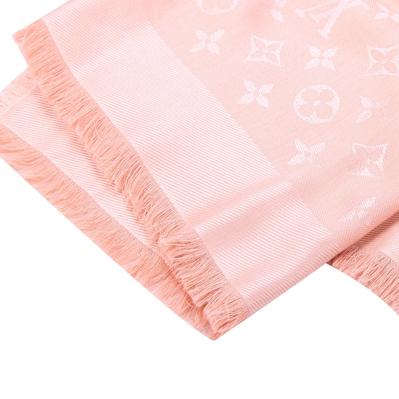 vuitton/路易威登 lv 女士 围巾 monogram 经典logo图案真丝羊毛围巾