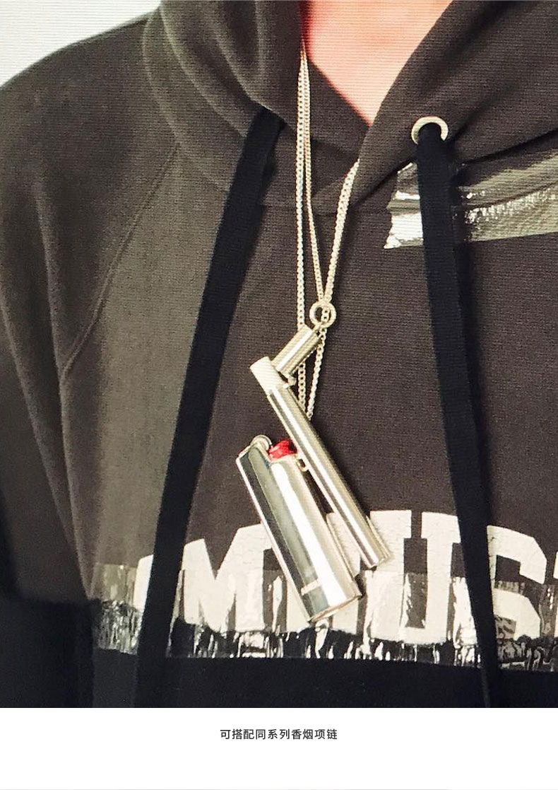 【alter】ambush/ambush项链 新品设计师品牌金色经典打火机造型项链