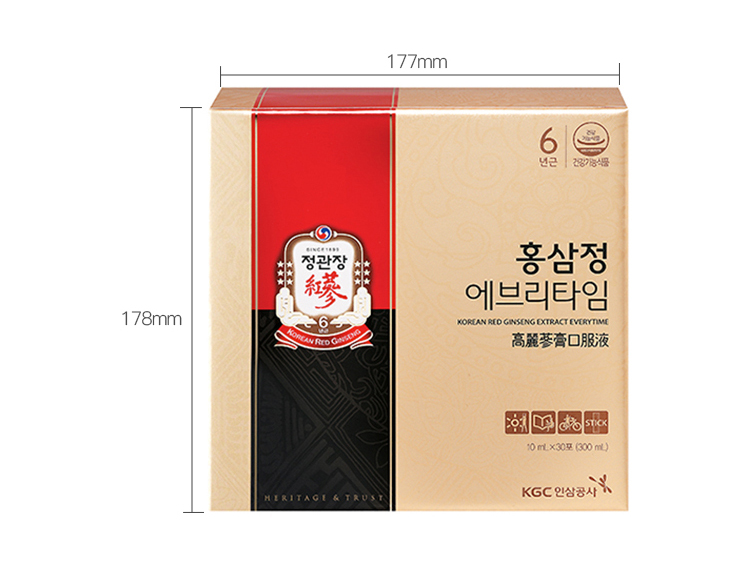 正官庄高丽参精everytime 10ml*30包