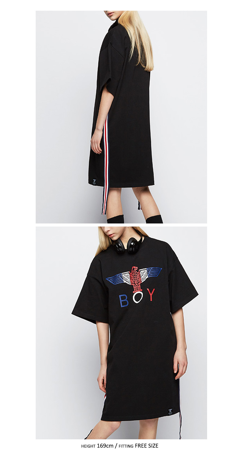 【2019春夏】boy london 韩版 女款 连衣裙 新款 女装 圆领 潮流 休闲