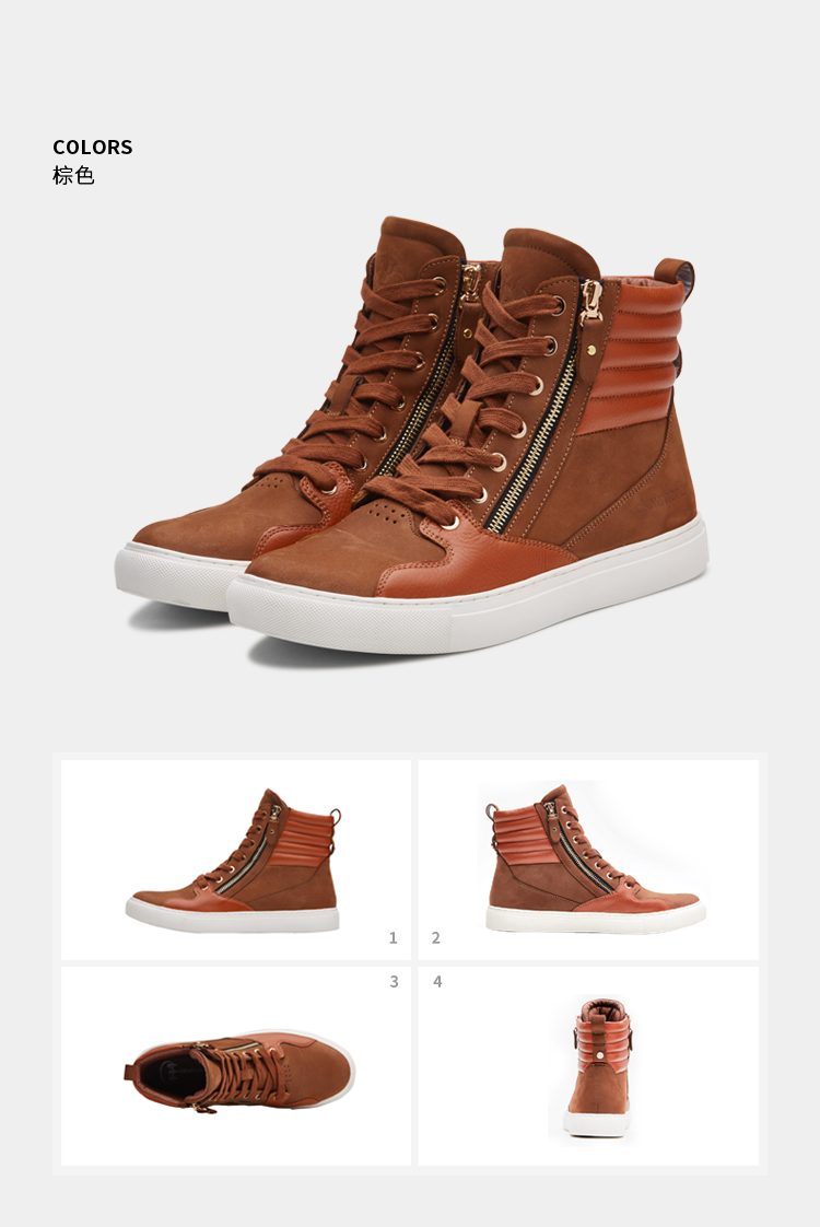 claw money 新款 男鞋 头层牛皮 韩版 运动 休闲鞋 潮流 板鞋 时尚