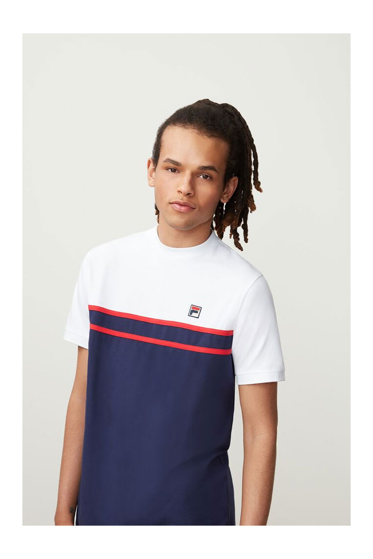 fila/斐乐 春夏款 男款 休闲 潮流 短袖 运动t恤 男士 运动 t恤 lm181