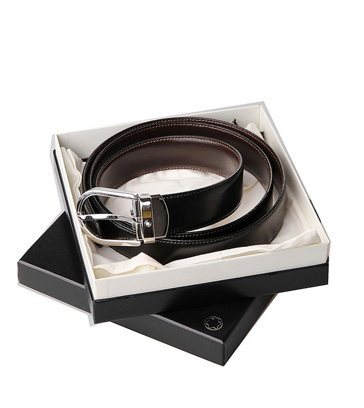 montblanc/万宝龙 腰带 男士经典系列椭圆形针扣 皮带 男腰带 38157