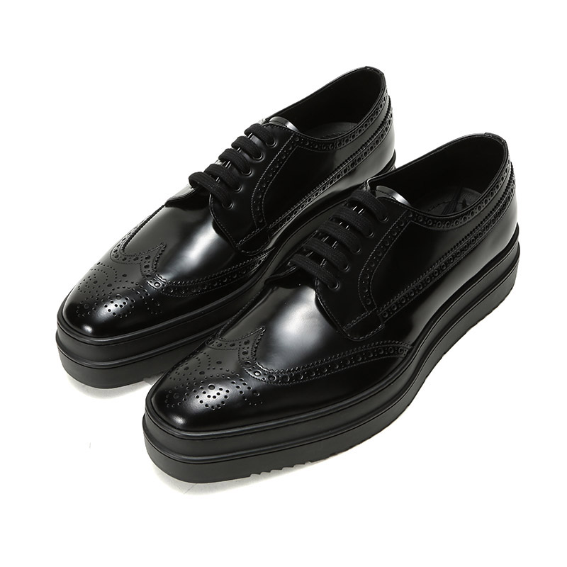 prada/普拉达 男士牛皮厚底系带德比鞋 2ee285 p39