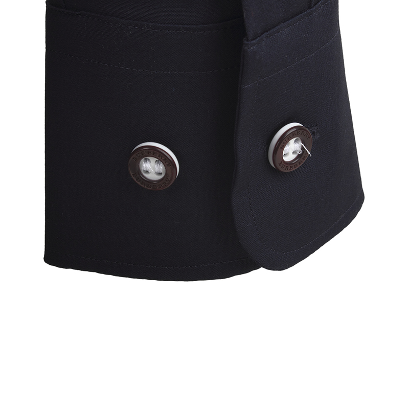 【19春夏】burberry/博柏利 商务休闲撞色纽扣棉质翻领男士长袖衬衫