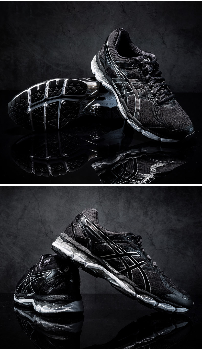 asics/亚瑟士经典黑色运动跑步鞋 gel-surveyor 5 t6b4n-9099