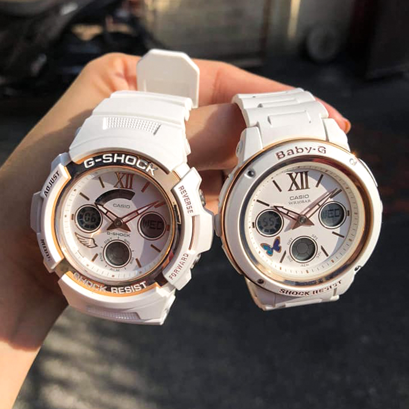 卡西欧(casio)情侣手表 魔鬼天使限定情侣时尚潮流运动男女手表 lov