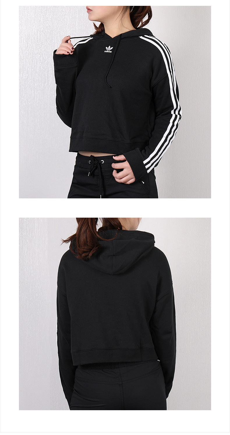 【adidas阿迪达斯 女士运动卫衣/套头衫】adidas阿迪达斯女装上衣