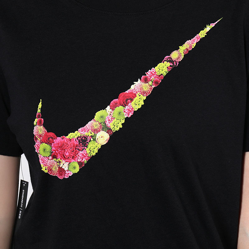 耐克nike 19秋季 女士短袖t恤/上衣 透气 休闲 圆领 bq3717-100