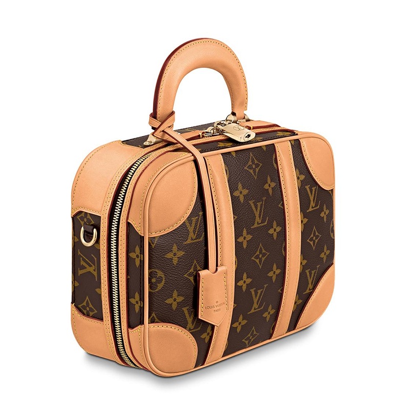 louisvuitton路易威登19春夏走秀款女士帆布配皮miniluggage