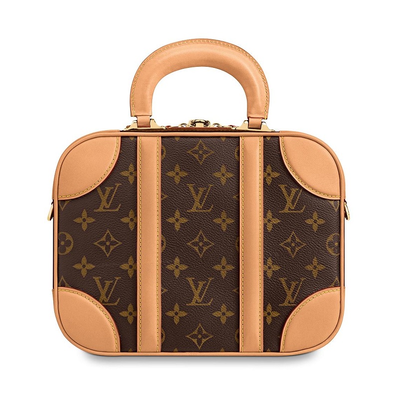 louisvuitton路易威登19春夏走秀款女士帆布配皮miniluggage