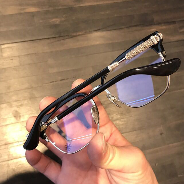 祥云精细雕花镜臂日本精湛工艺男女款眉毛镜框光学镜架眼镜vertical