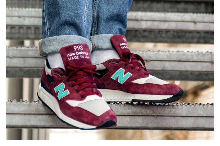 new balance 新百伦 高端 美产 998 系列 男士 复古 休闲 运动 慢跑鞋