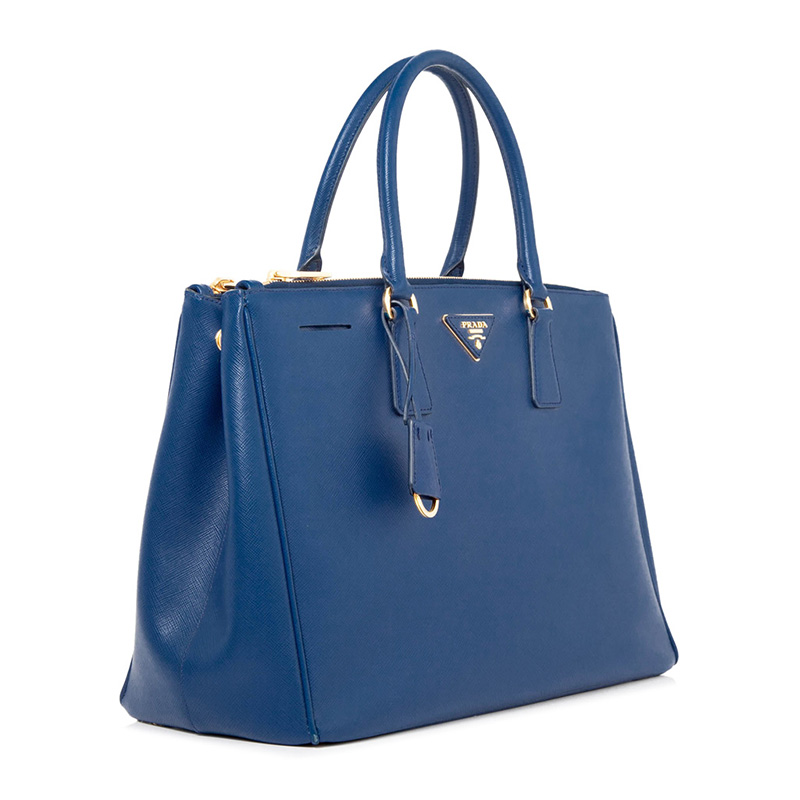 prada/普拉达 女士saffiano皮革拉链手提包 【a级】