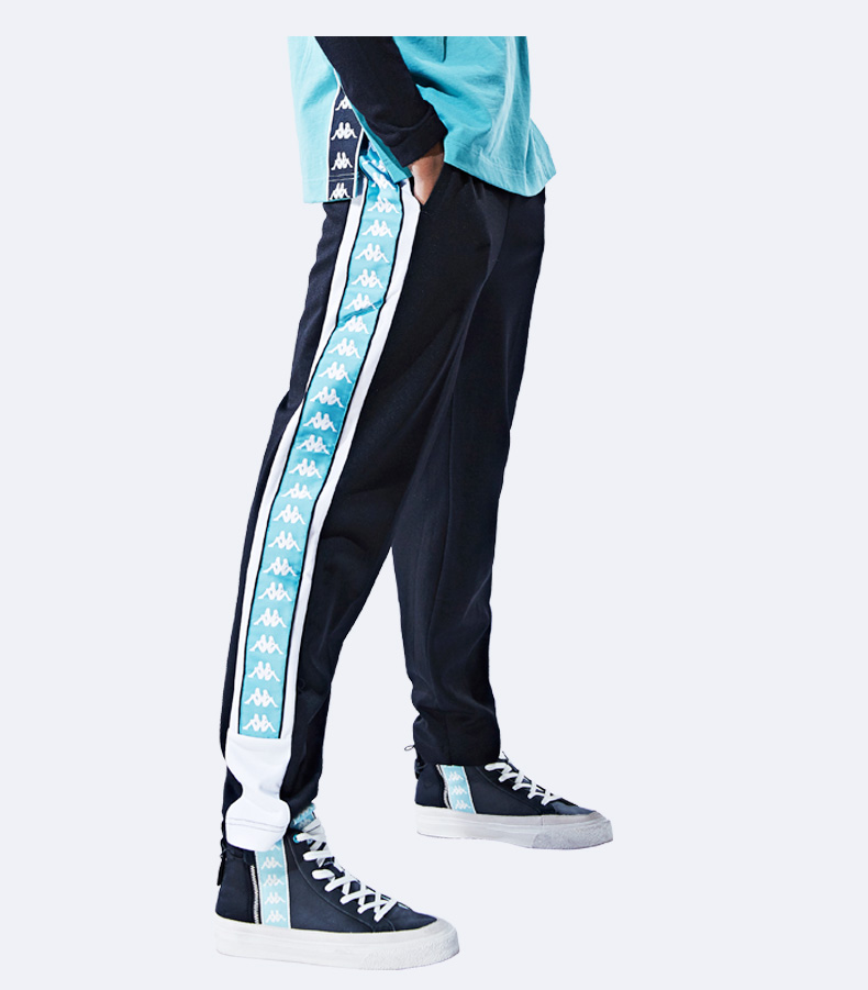 kappa卡帕banda串标裤子男背靠背长裤潮流运动裤卫裤男 k0812ak50