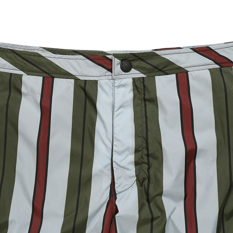 burberry/博柏利 灰绿条纹男士短裤 男士休闲短裤