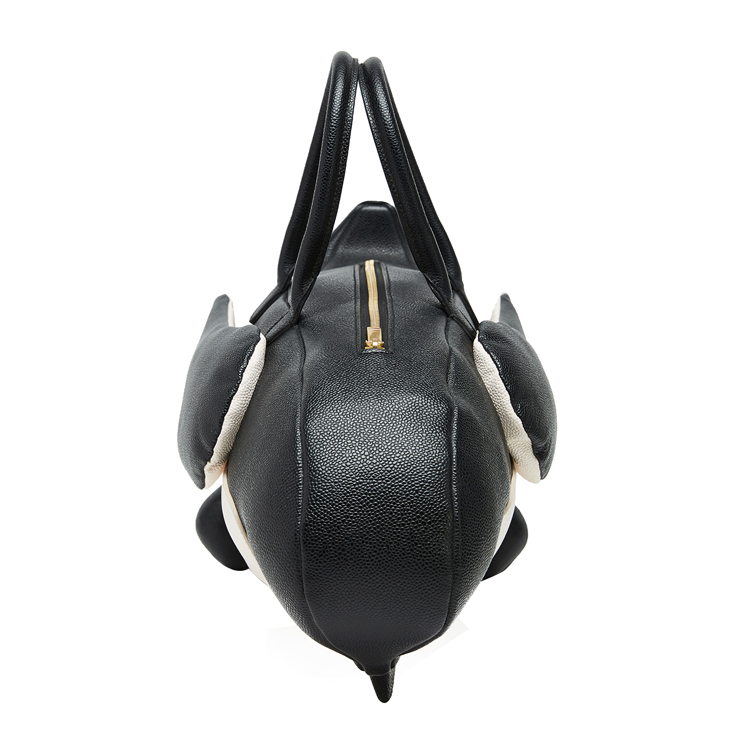 thombrowne/thombrowne经典走秀款企鹅男士手提包牛皮革mag079b-00198