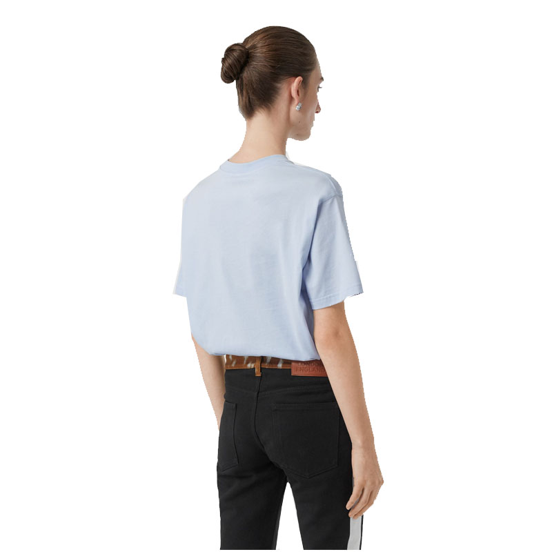 burberry/博柏利19春夏女装unicorn印花棉质超大号t恤80161341