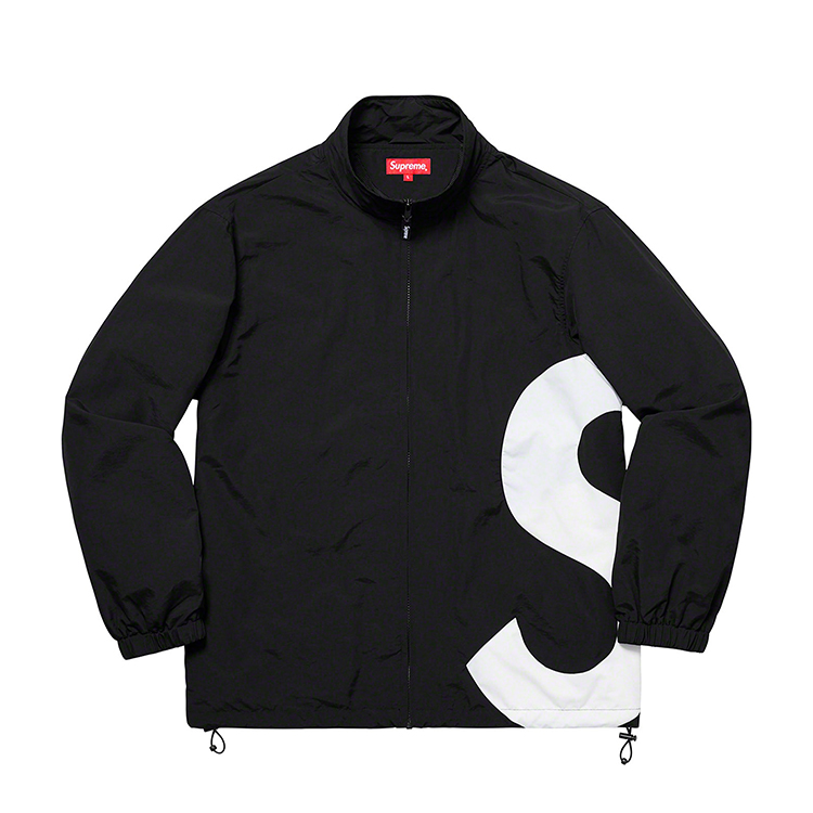【预售】supreme 19ss s logo track jacket 拉链冲锋衣校服外套