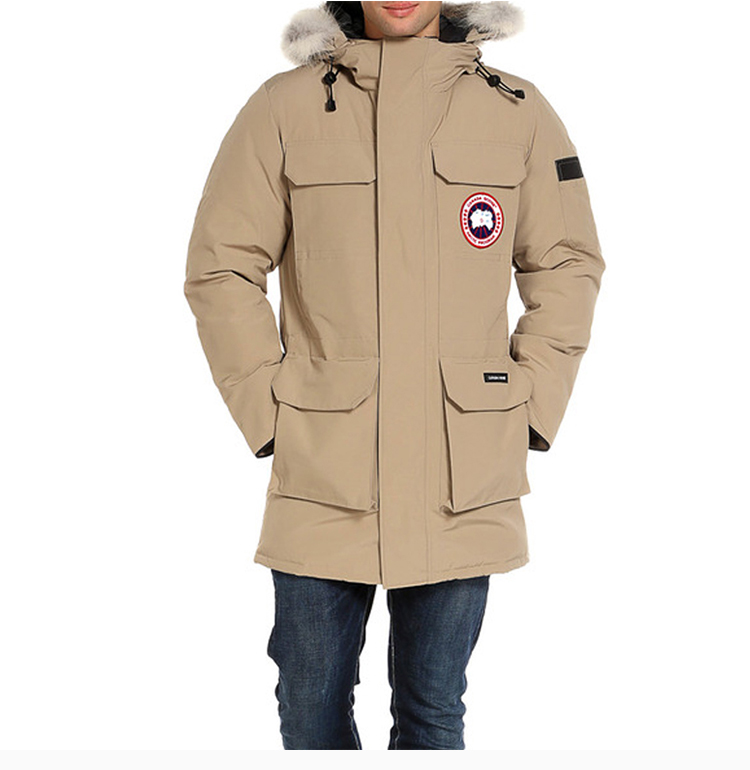 【包税】 canada goose/加拿大鹅 19秋冬 男士狼毛领白鸭绒羽绒服