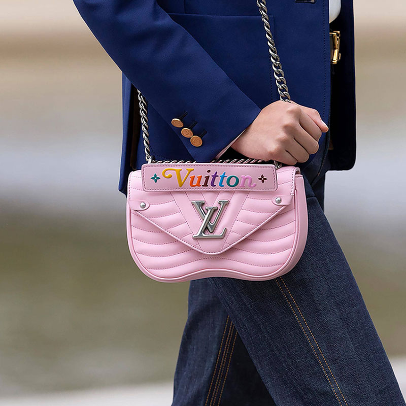 louis vuitton/路易威登 19年新款new wave 小号手袋单肩包 预定款