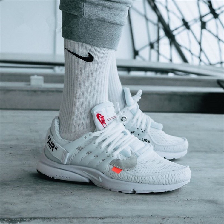 nike耐克 air presto 2.0 x off-white ow 联名纯白跑步鞋 aa3830-100