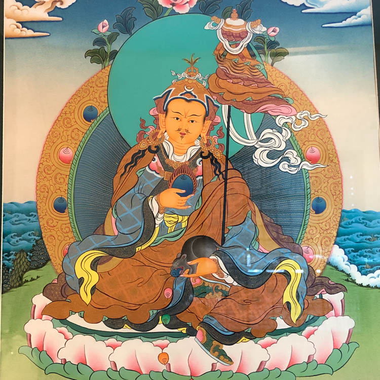 jinxuanzi/金玄紫 莲师财神唐卡(含框)