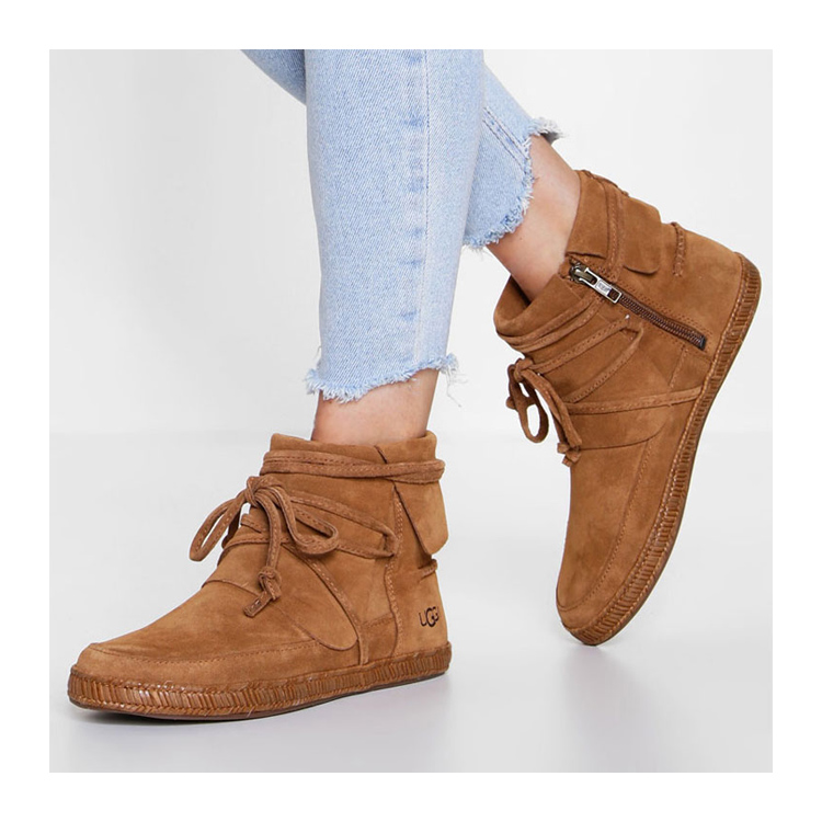 ugg/ugg 春夏款 女款 平底 休闲 鞋子 女靴 绑带 短靴 及踝靴 1019129