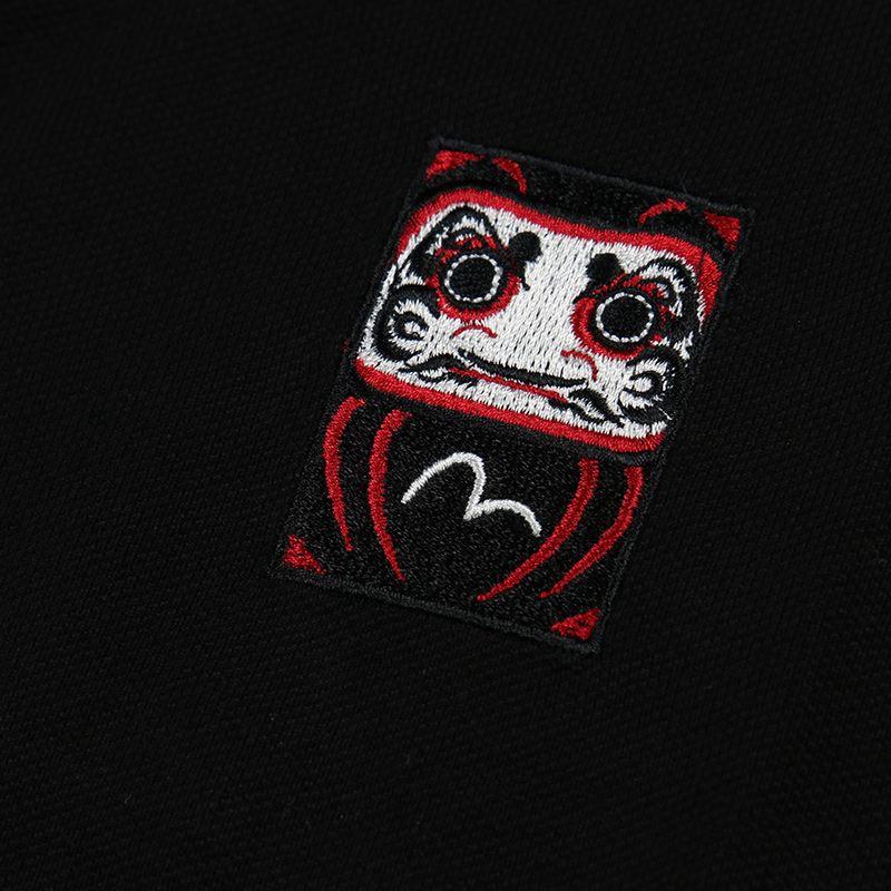 19年春夏 evisu/福神 19春夏 胸口达摩刺绣 小标 红色 休闲 运动polo