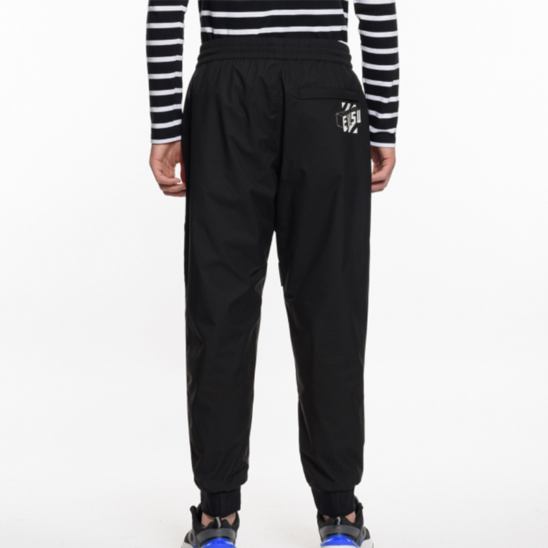 19年春夏 evisu/福神 男 时尚 字母印花 小m 束脚休闲运动裤