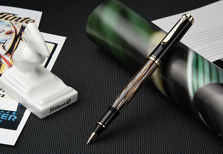 【德国进口】Pelikan百利金系列R400棕乌龟 玳瑁纹宝珠笔 签字水笔