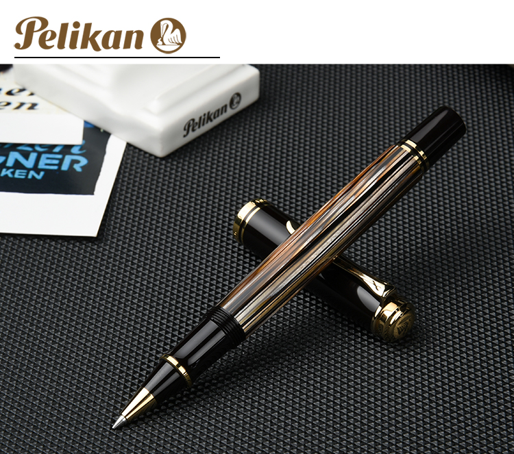 【德国进口】Pelikan百利金系列R400棕乌龟 玳瑁纹宝珠笔 签字水笔