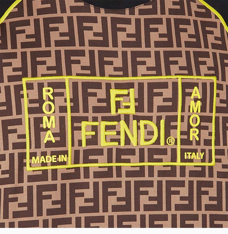 【包稅】fendi/芬迪 男裝 服飾 許魏洲同款 棉質經典復古雙f圖案休閒