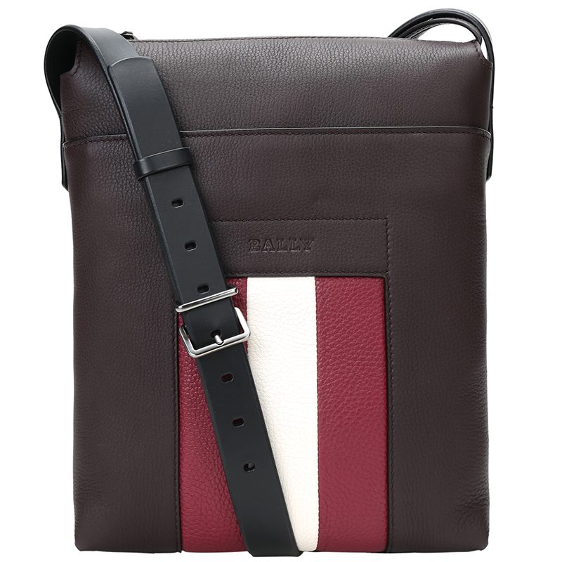 bally/巴利 男士皮质单肩斜挎邮差包 baumas 221