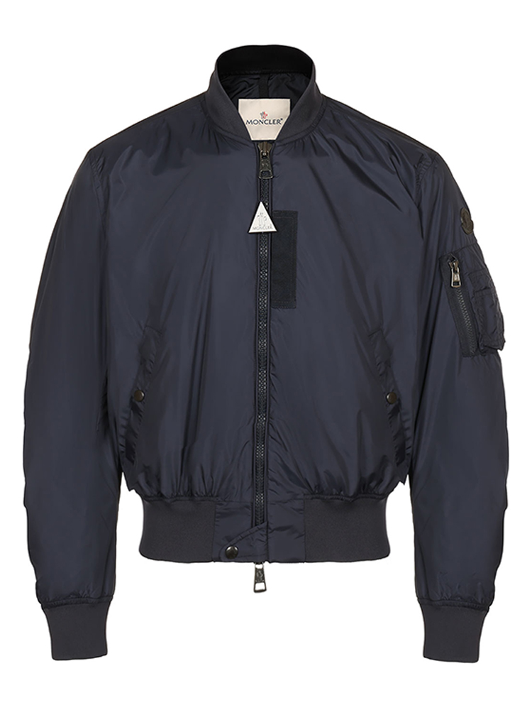 moncler/蒙克莱 尼龙深蓝色男士夹克 男士拉链夹克