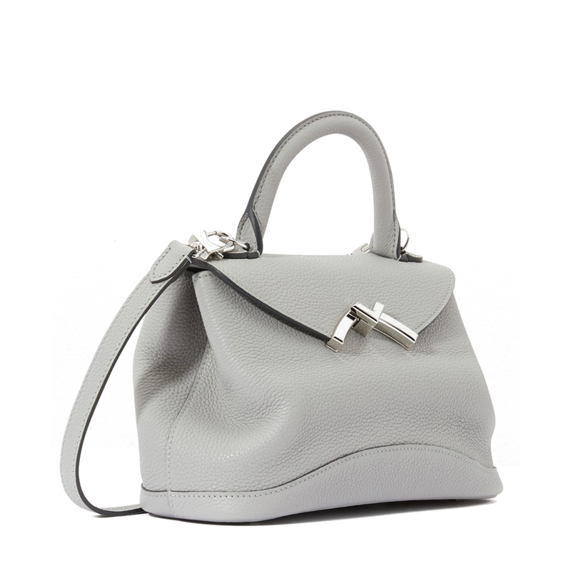 【包税】moynat/莫奈 19秋冬新款gaby 女士迷你浅灰色单肩手提包 moye