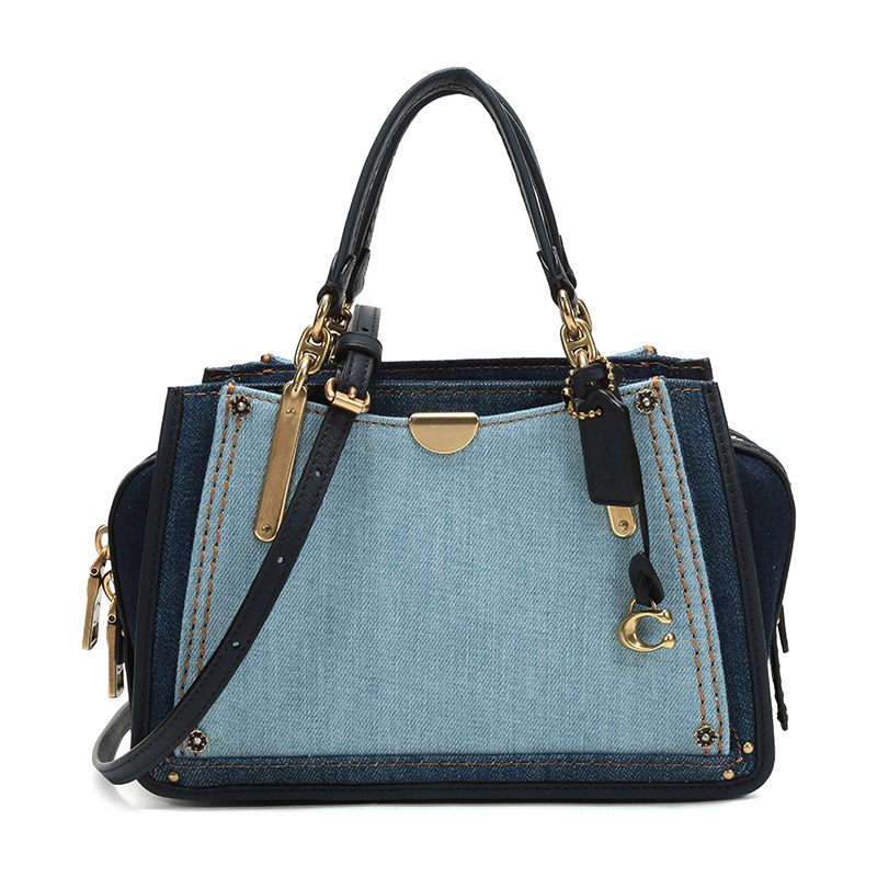 coach/蔻驰女士织物配皮dreamer21号手提单肩斜挎包66933