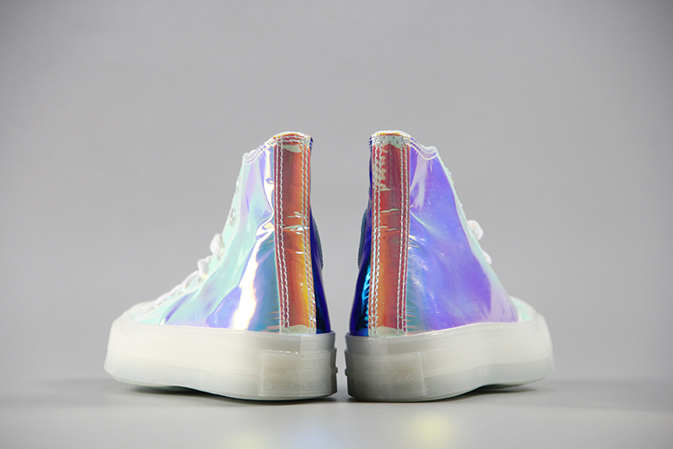 converse 匡威 情侣款 高帮 炫彩镭射变色龙果冻底帆布鞋 converse