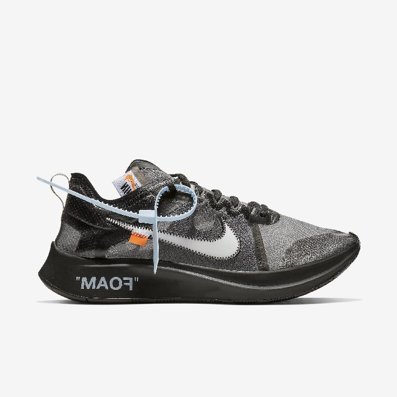 off white x nike zoom fly sp ow联名 黑色跑鞋 aj4588-001