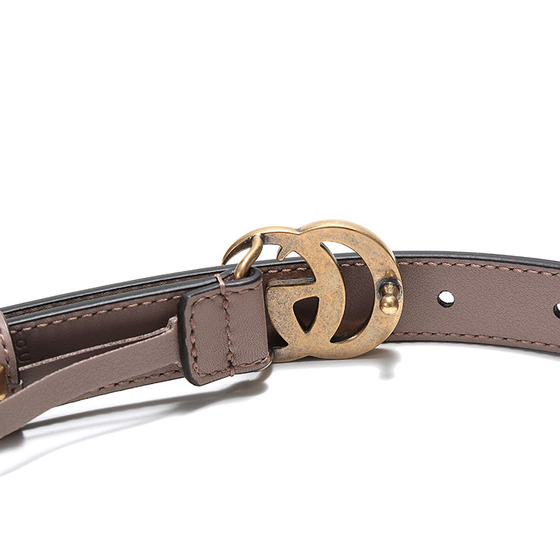 gucci/古驰女士皮革仿古板扣式皮带腰带409417ap00t