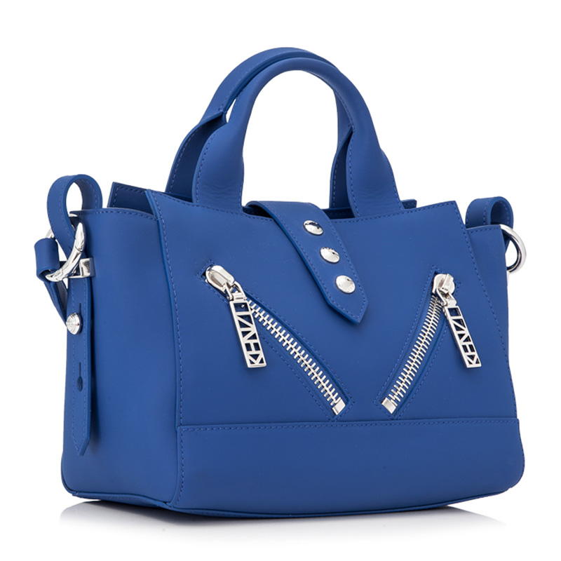 kenzo/高田贤三 kalifoenia系列 女士皮革翻盖斜挎手提包 f662sa107l