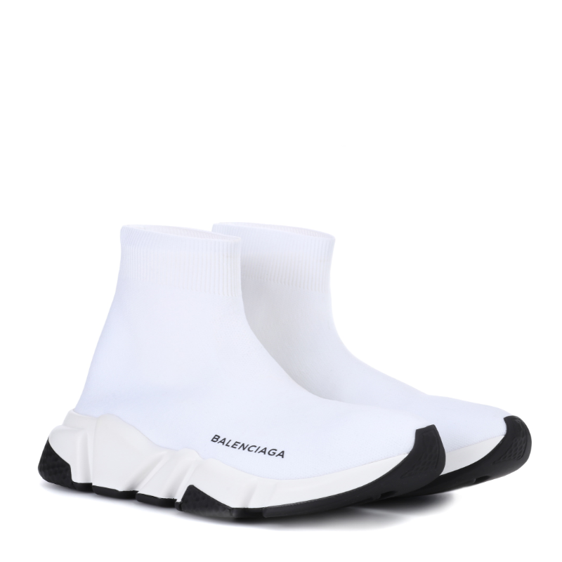 balenciaga/巴黎世家 19早秋女士新款speed运动鞋白色袜子鞋休闲运动