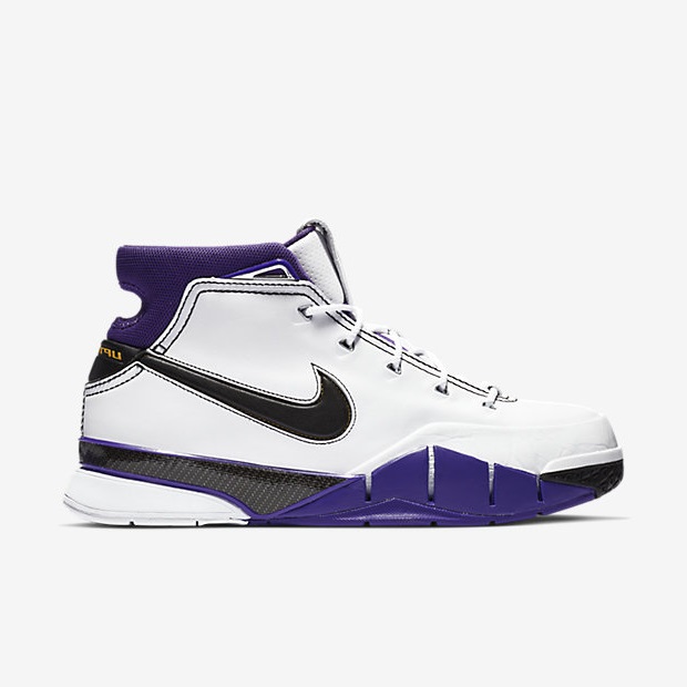 nike kobe 1 protro 科比1代 白紫81分 复刻男子篮球鞋 aq2728-105