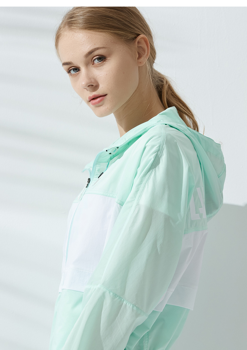 lafuma乐飞叶户外防紫外线防晒衣女皮肤衣轻薄运动风衣lfja9bp24