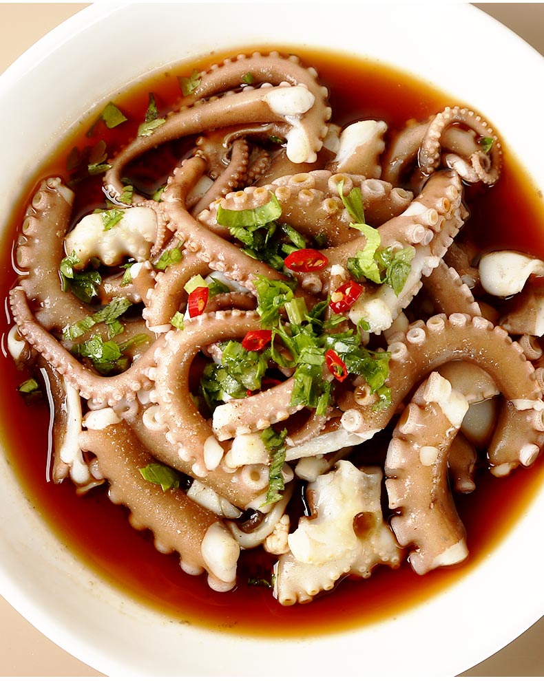 鲜活小八爪鱼500g(3-4条)新鲜海鲜章鱼八爪鱼火锅食材
