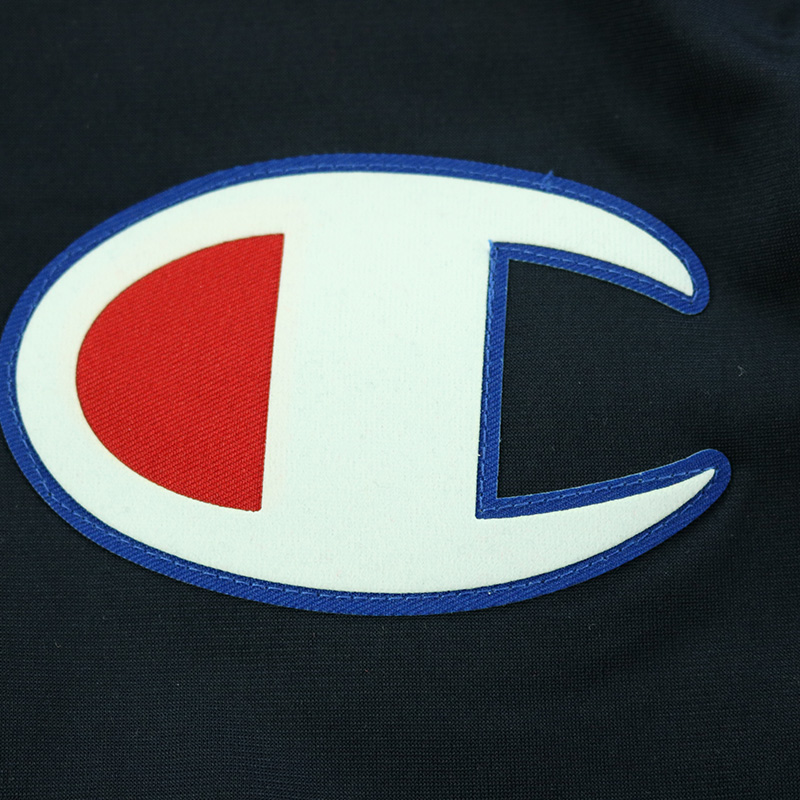 champion/champion 滚边拼色logo休闲运动拉链卫衣