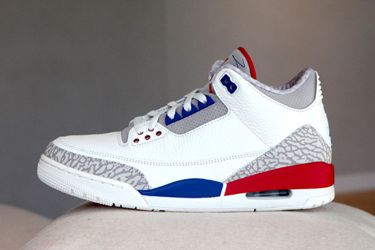 19秋冬 情侣款 aj3 独立日 蓝白红 nike air jordan 3 international