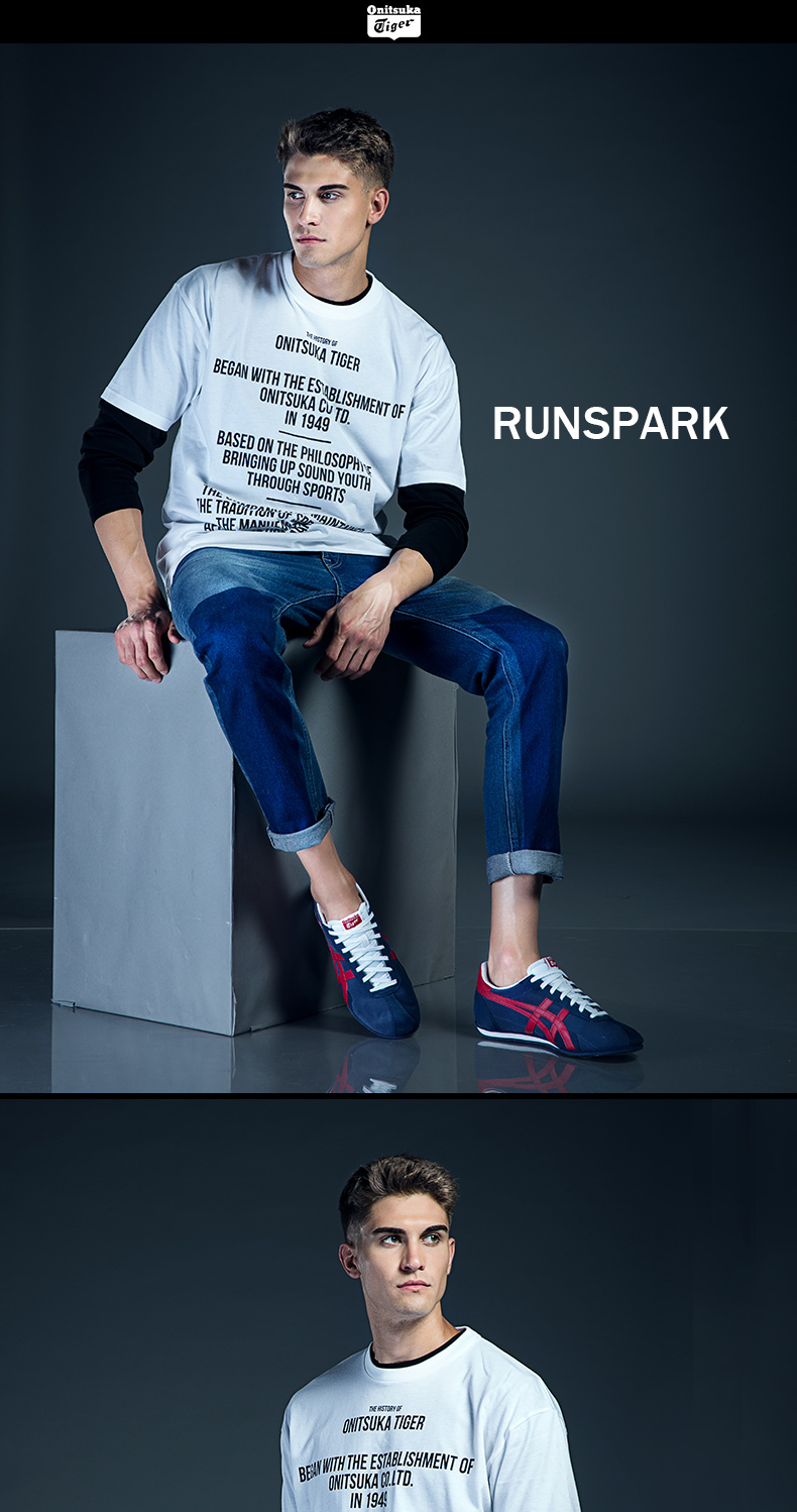 onitsuka tiger/鬼冢虎復古休閒鞋男鞋潮鞋 runspark th2h0l-1101